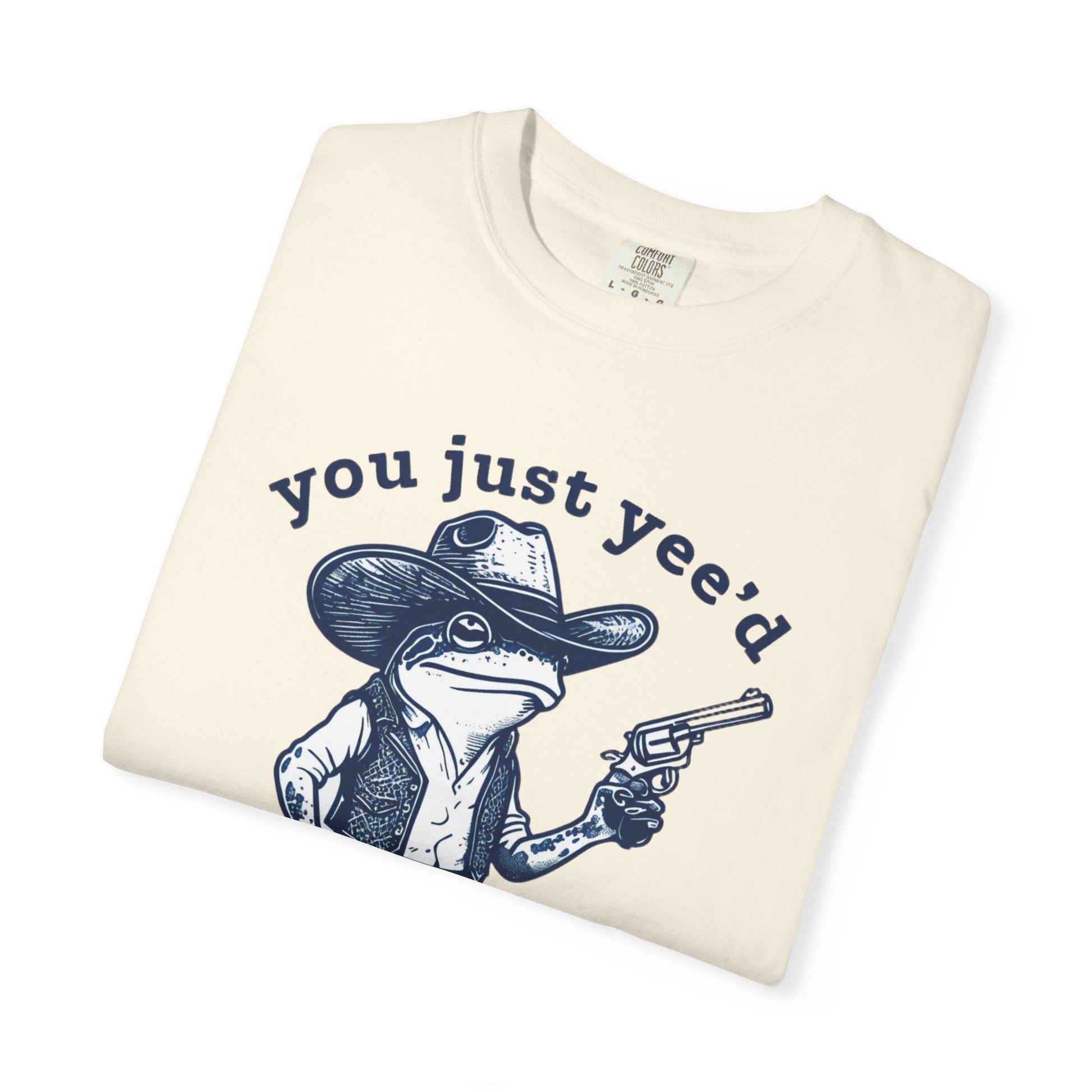Vintage Cowboy Frog Tee - Fun Gift for Western Lovers, Unisex T-Shirt, Casual Wear, Gift for Him or Her, Humorous Apparel