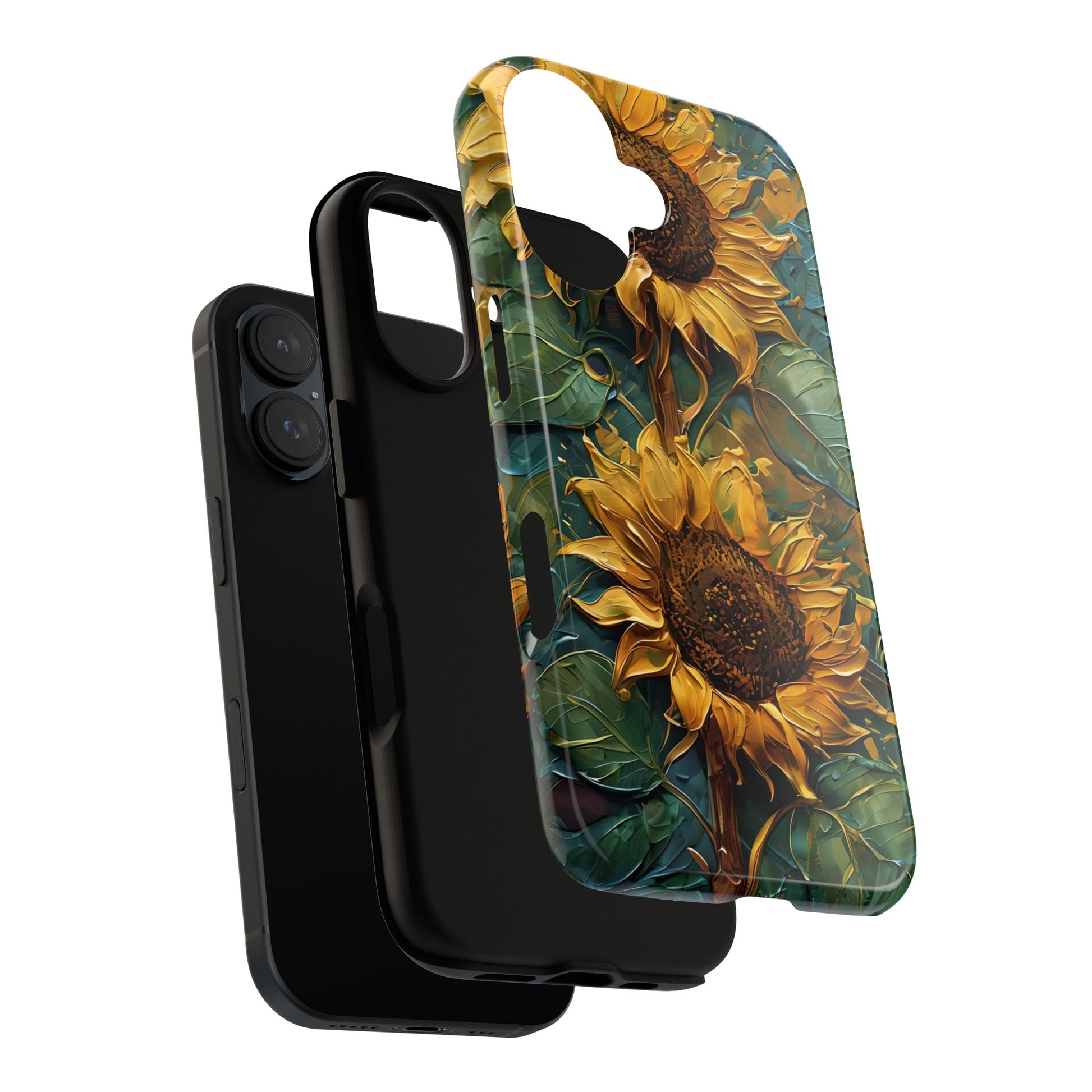 Sunflower Tough Phone Case - Floral Protection, Gift for Nature Lovers, Customizable, Summer Vibes, Eco-Friendly Accessories