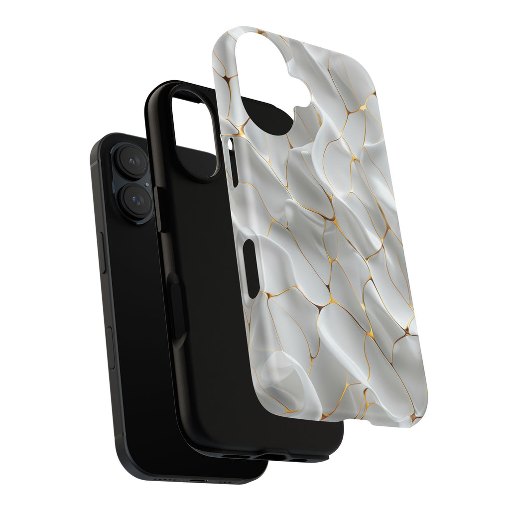 Elegant Phone Case with Golden Accents, Protective Mobile Cover, Stylish Tech Accessory, Perfect Gift for Any Occasion