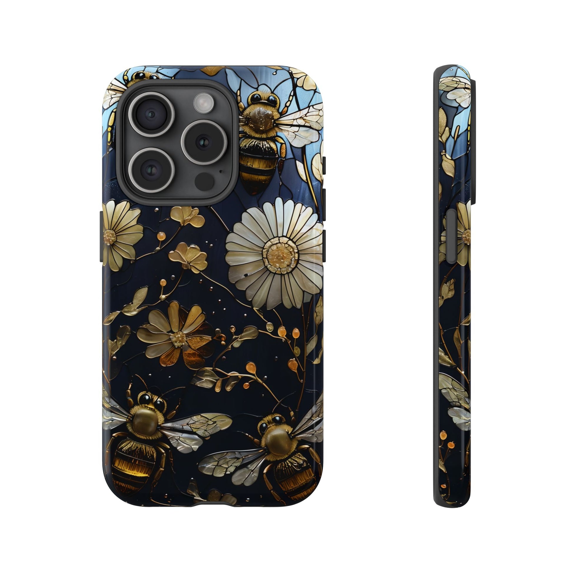 Bee & Flower Phone Cases - Tough, Stylish Protection, Gifts for Nature Lovers, Floral Phone Accessories, Cute Cases for All Ages