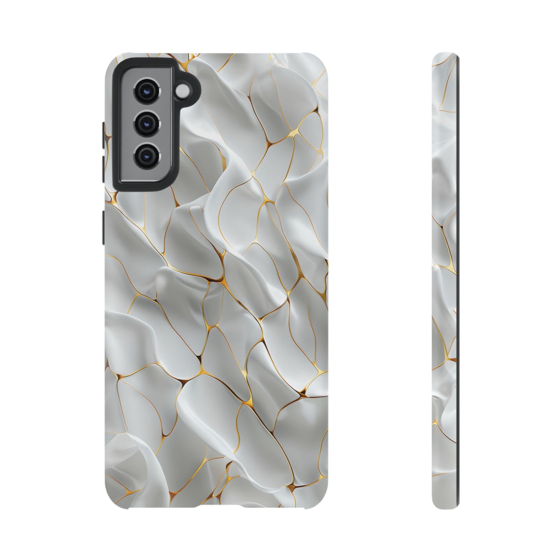 Elegant Phone Case with Golden Accents, Protective Mobile Cover, Stylish Tech Accessory, Perfect Gift for Any Occasion