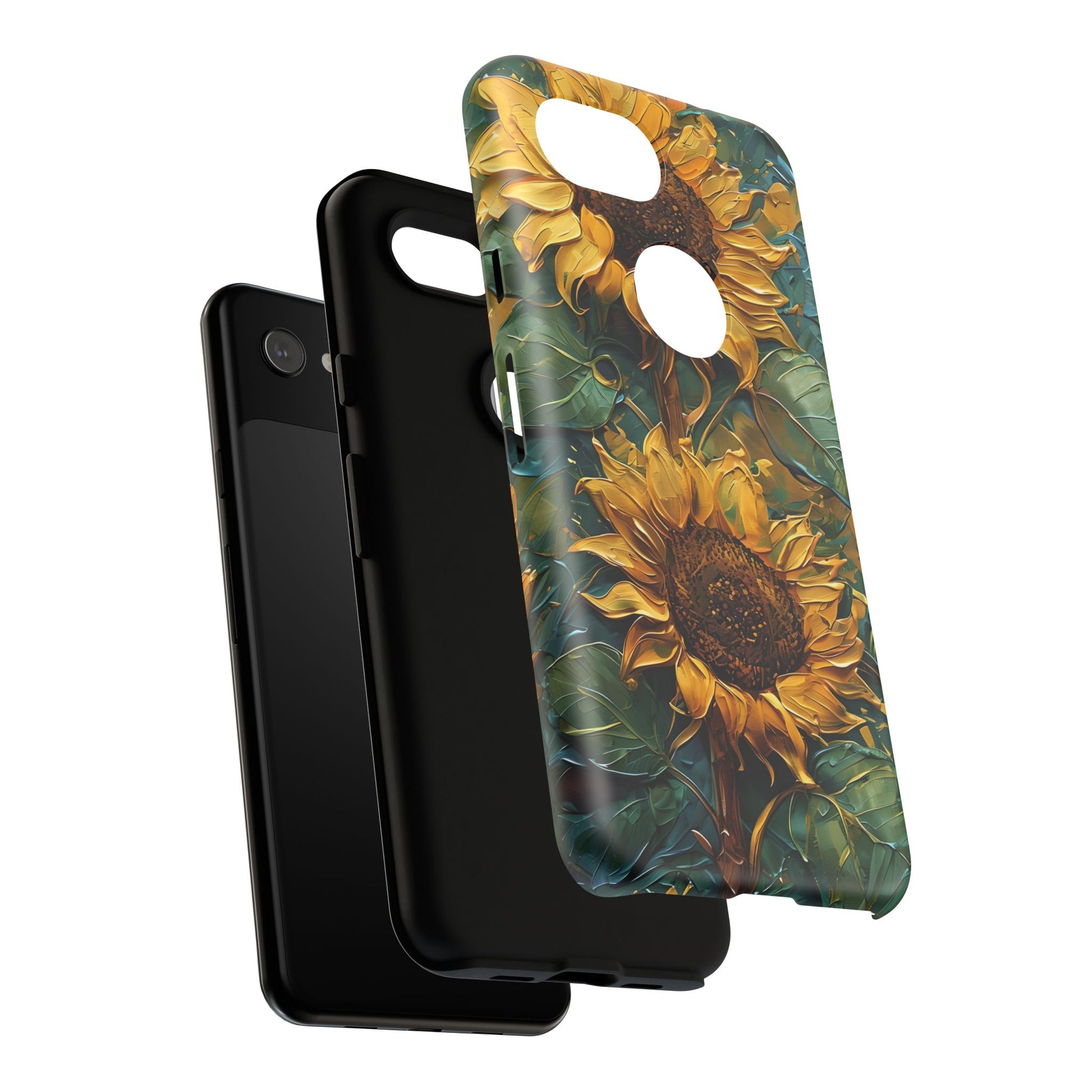 Sunflower Tough Phone Case - Floral Protection, Gift for Nature Lovers, Customizable, Summer Vibes, Eco-Friendly Accessories