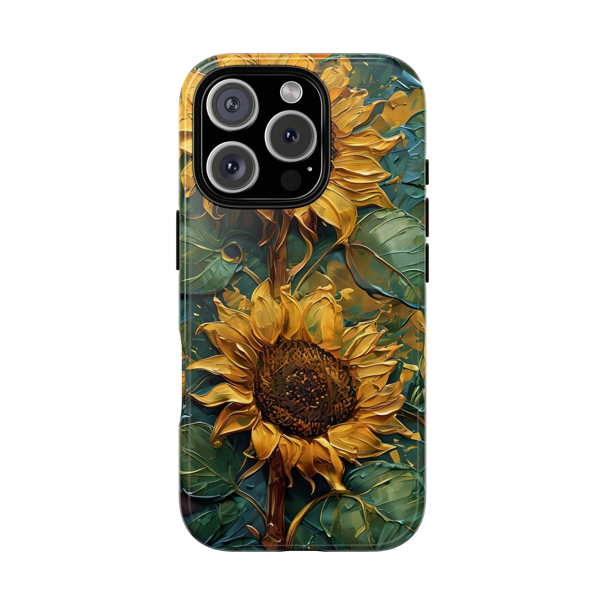 Sunflower Tough Phone Case - Floral Protection, Gift for Nature Lovers, Customizable, Summer Vibes, Eco-Friendly Accessories