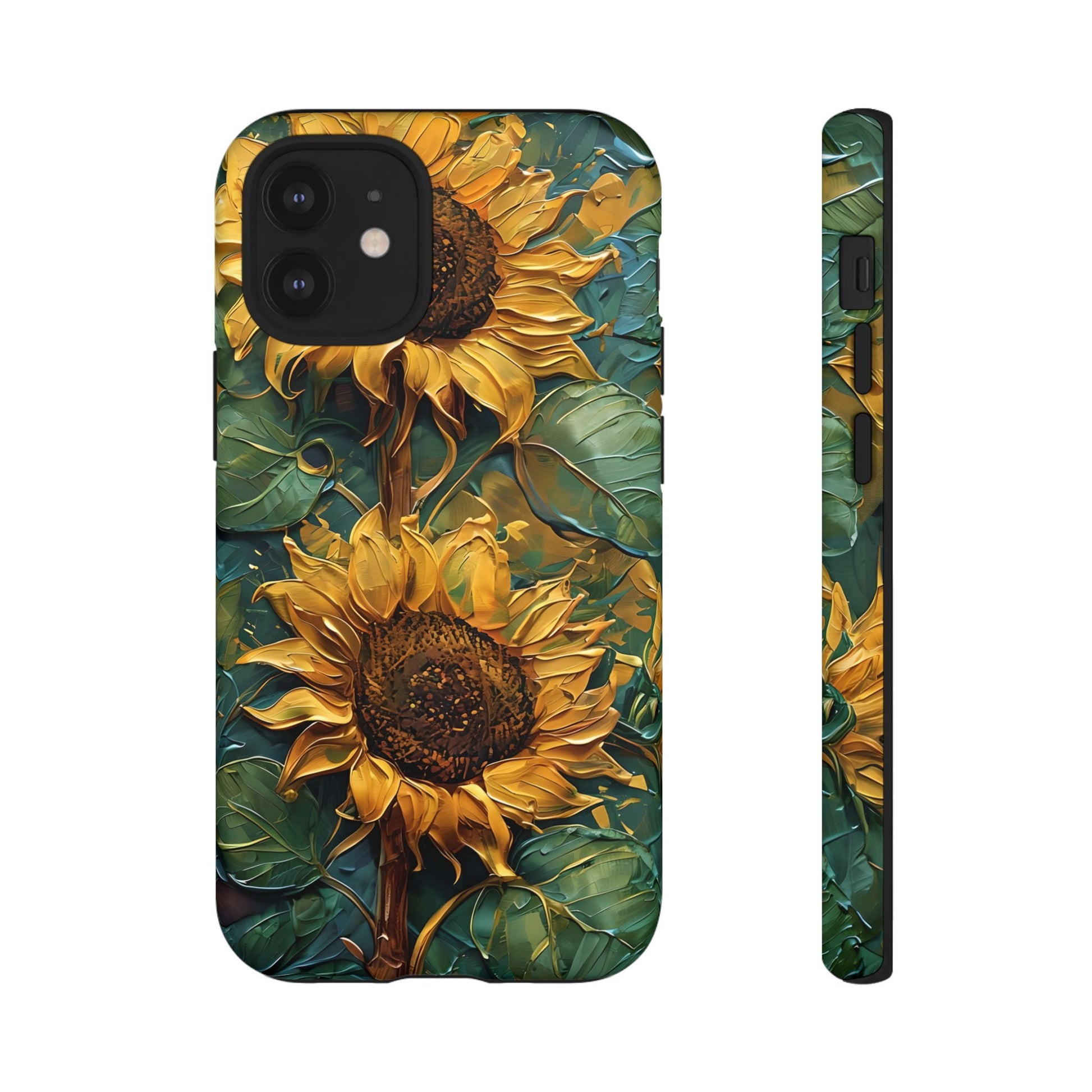 Sunflower Tough Phone Case - Floral Protection, Gift for Nature Lovers, Customizable, Summer Vibes, Eco-Friendly Accessories