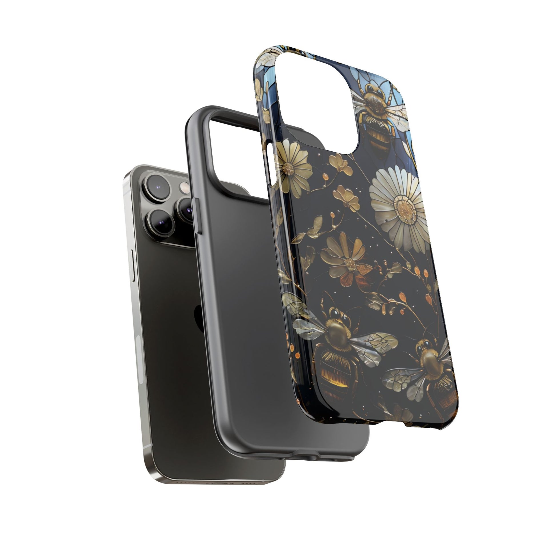 Bee & Flower Phone Cases - Tough, Stylish Protection, Gifts for Nature Lovers, Floral Phone Accessories, Cute Cases for All Ages