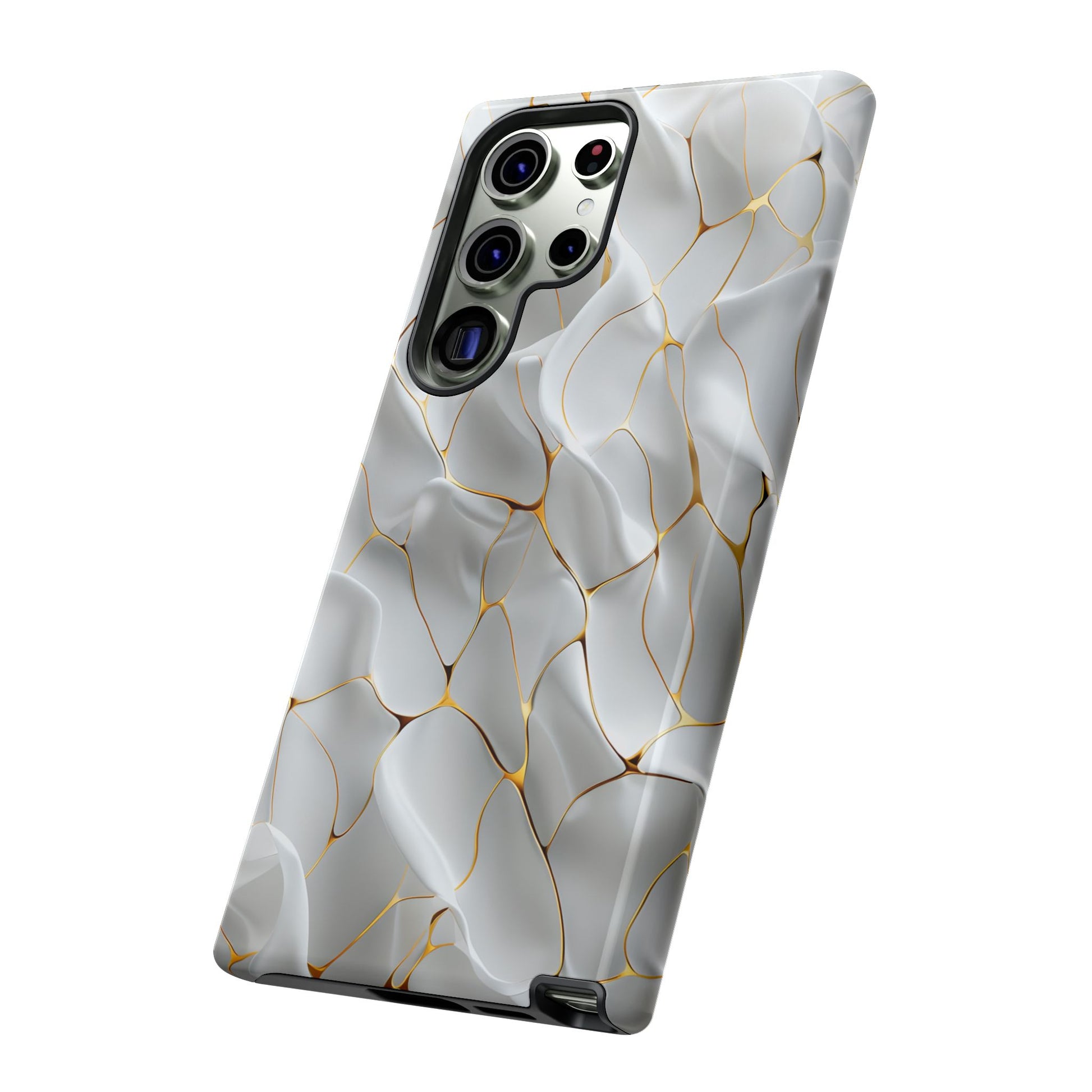 Elegant Phone Case with Golden Accents, Protective Mobile Cover, Stylish Tech Accessory, Perfect Gift for Any Occasion