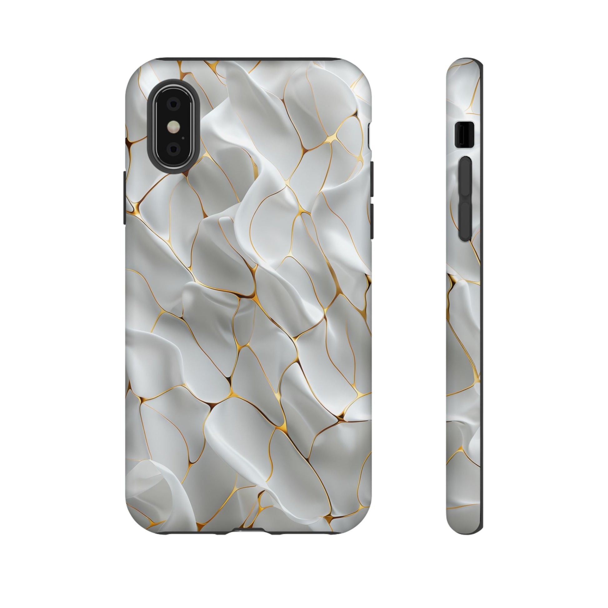 Elegant Phone Case with Golden Accents, Protective Mobile Cover, Stylish Tech Accessory, Perfect Gift for Any Occasion