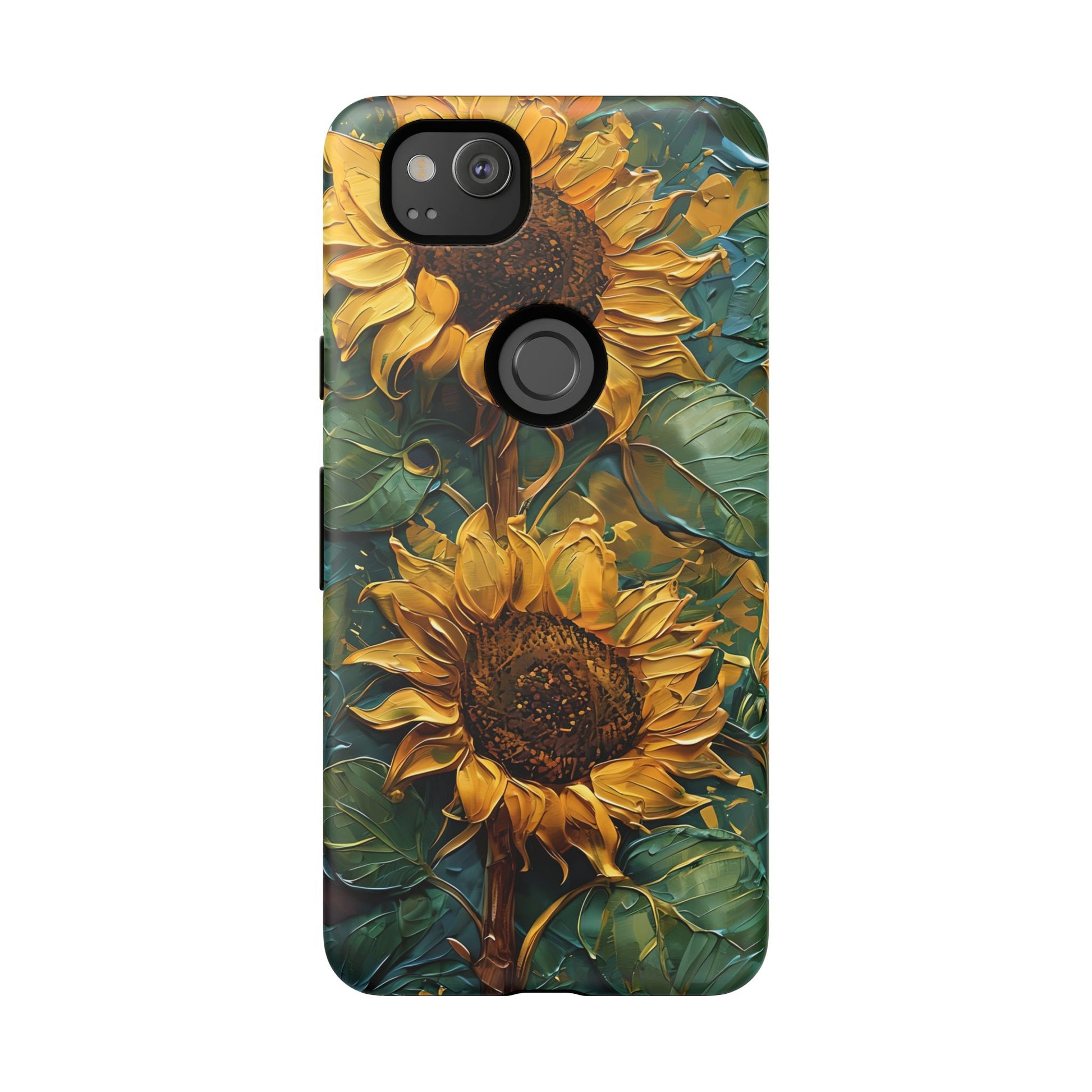 Sunflower Tough Phone Case - Floral Protection, Gift for Nature Lovers, Customizable, Summer Vibes, Eco-Friendly Accessories
