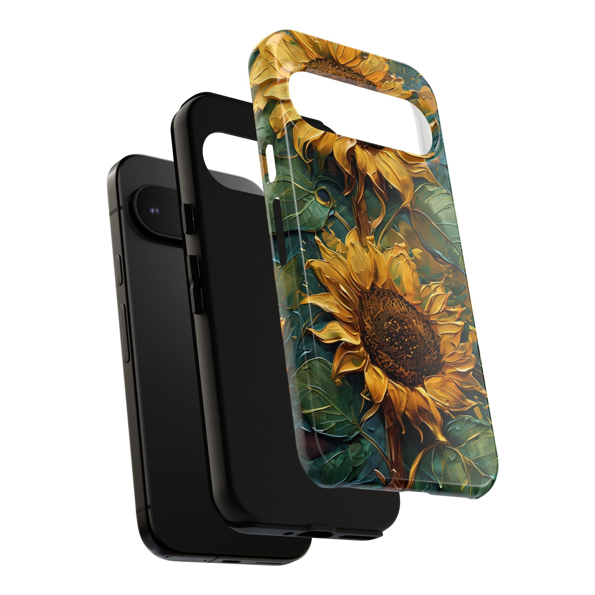 Sunflower Tough Phone Case - Floral Protection, Gift for Nature Lovers, Customizable, Summer Vibes, Eco-Friendly Accessories