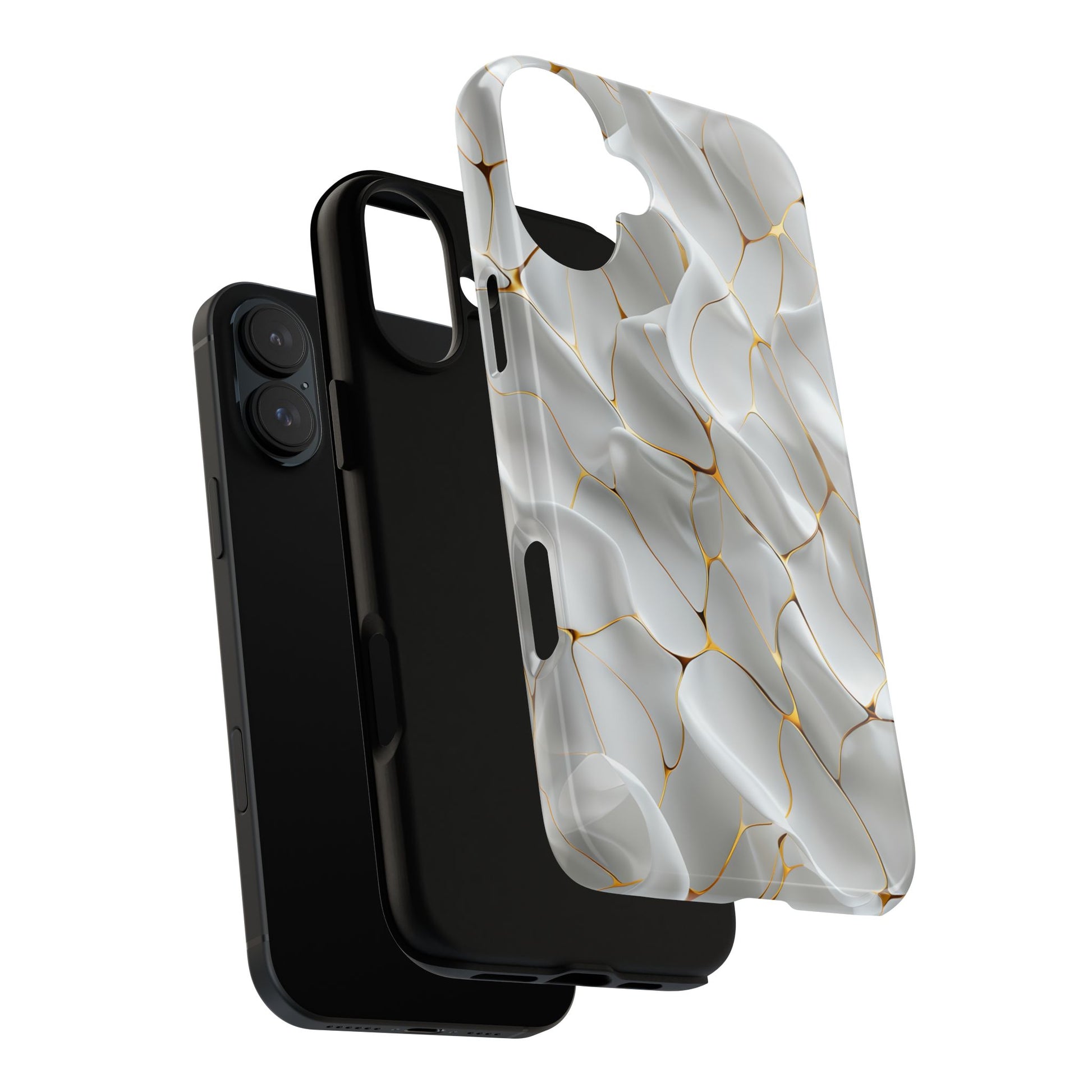 Elegant Phone Case with Golden Accents, Protective Mobile Cover, Stylish Tech Accessory, Perfect Gift for Any Occasion
