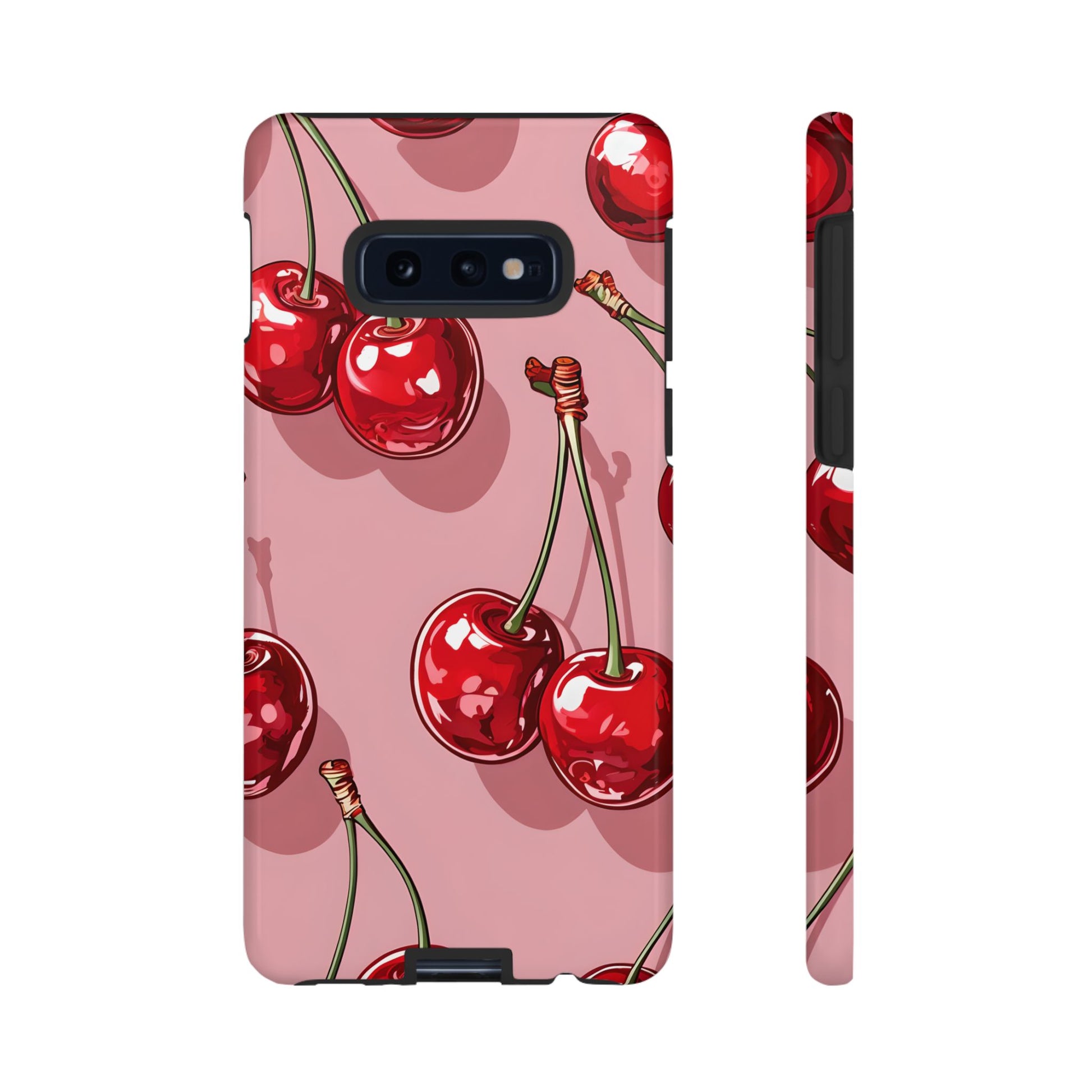 Cherry Blossom Phone Case, Tough Phone Cover, Cute Cherry Design, Summer Vibes, Phone Accessory, Gift for Her